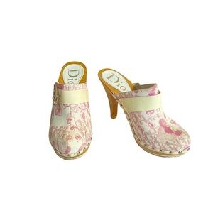 Dior Cherry Blossom Clogs